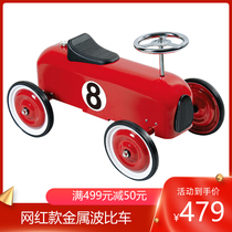 Happy new year net red model metal bobi car childrens twist car baby sliding slide 8031