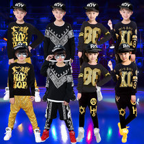  Hip-hop hip-hop hip-hop ghost dance clothes suit jazz dance clothes men and women Korean loose sports practice clothes performance clothes