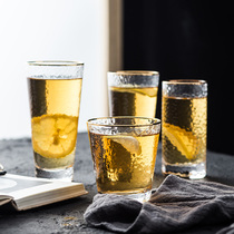 Japanese-style Phnom-rimmed eye household glass cup cup tea cup ins juice cup drink cup set