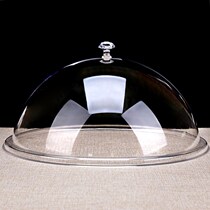 Steam Cage Cover Transparent Round Transparent Round Cake Cover Bread Cover Snack Hood PC Acrylic Food Cover 