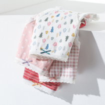 Fenteng underwear womens cotton crotch antibacterial breathable womens sweet mid-waist hip girl student Japanese briefs head