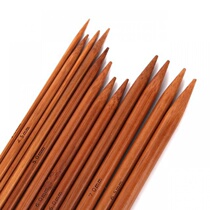Sweater needle carbonated bamboo needle wool thread straight needle stick needle suit knitted scarves hat wool wire signature pin 40 27 cm