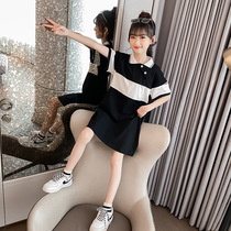 South Korea summer 2021 New Korean girl cotton dress children polo skirt children pleated skirt