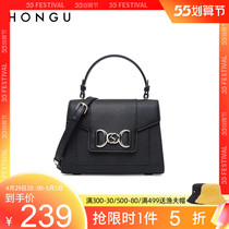 Red Valley Bag Packs Women 2021 New Temperament Bull Leather Single Shoulder Bag Fashion Handbag Bag Women Skew Satchel 100 lap 3863