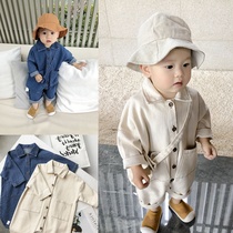 Baby clothes baby clothes men and women baby jumpsuits spring clothes baby climbs childrens clothes boys Cowboys