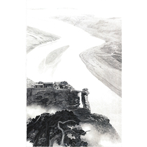 Chen Huangzhi The Yellow River in the World paper new pen painting video to see the goods