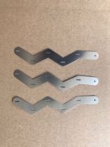 18650 Whitebait electric vehicle battery connector pure nickel sheet 0 15 thick single row double row W-shaped nickel sheet