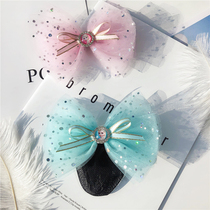 South Korea Ice and Snow Princess Head Accessories Hair Clip Love Salsa Great Butterfly Knot Cute Children Hair Accessories Hairpin Dance Hairnet