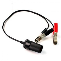 Battery clip cable 12v to cigarette lighter battery power alligator clip cable battery converter 12v
