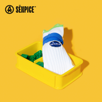 Original mid-cylinder socks Sox Childrens Chains Tide Retro Sport Embroidery Design summer Cotton Sweat Socks Man