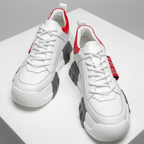  Mens shoes autumn 2021 new shoes mens youth Korean fashion trend thick-soled increased mens sports casual shoes