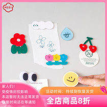 MSS Meow Artichos Original Flower Series Small Stones Small Daisy Cute Fridge With Christmas New Year Gifts
