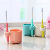 Child Toothbrush Cup Gargling Cup Cute Wash Cup Home Mouth Cup Toothbrushing Cup Disposal Two-in-one Japan LEC