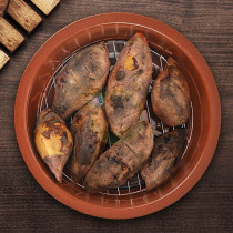Japan imported toast far infrared heat-resistant ceramic barbecue pot roasted potato sweet potato pot sweet potato pot sweet potato steamer