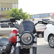 Suitable for Jinjila 300 front windshield pig hood windshield lossless installation Benda modified parts Zoga sports