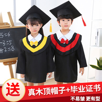 Childrens doctors clothing Kindergarten graduation photo clothing Graduation dress Graduation robe Doctors hat Primary school student bachelors clothing Male