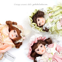 Factory sample antique ceramic doll European and American rural pastoral collection doll