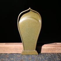 She inkstone old pit yellow fish seed Stone Inkstone stone stone stone stone leaf flower Flower Flower Flower Stone stone stone stone treasure four treasure Duan inkstone practical inkstone art workshop