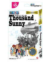 Spot Japanese three-dimensional metal puzzle stainless steel model One Piece Wanli Sunshine Sonny ship