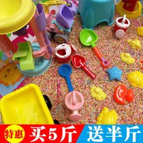 Hook childrens sand rainbow colorful stone toys sand children toys colorful stone sand small friends
