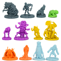 Board game chess piece model Dungeon series chess running group Cesulu war expansion pack D