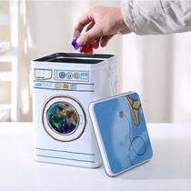 Creative Portable storage box Home Desktop Large capacity storage box Iron box debris finishing with covered small boxes
