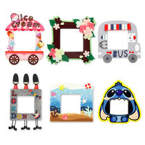 Cut-free switch stickers wall stickers protective covers socket stickers non-woven handmade fabric diy material package operations