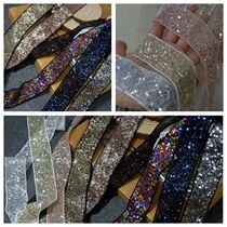 9 color wide 4CM sequin beads handmade clothing mesh nail beads lace lace DIY dress belt material