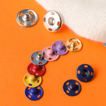 Anti-emptied dark buckle baby clothes small snaps coat buttons buttoned snap snap invisible circular metal