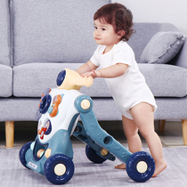 Baby walkers trolley multifunctional anti-rollover O type leg three-in-one 1 years old baby to help step toddler toys