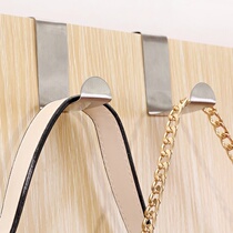Creative Z Type Door Rear Hook Stainless Steel Mark Free Nail-Free Hook Door Back Style Hook hook S Type hook 1174