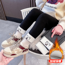 Girls bottle pants autumn and winter style of cotton baby children dressed plus thick winter clothes wear trousers