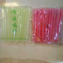 Disposable eight treasure porridge straw soybean milk straw transparent color fine straw juice straw porridge thin tube