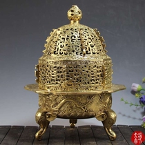 New antique bronze copper incense burner incense burner antique elephant dragon pattern aromatherapy home accessories incense ornaments