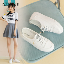 Daphne little white shoes woman summer 2022 new women shoes one foot pedal shoes children summer breathable casual shoes shallow stomp shoes
