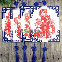 Kindergarten decoration ring creation material hanging wall decoration retro style frame decoration 56 ethnic DIY hanging decoration