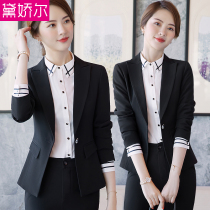 Suit suit women 2021 new autumn and winter hotel Bank front desk business dress job interview professional work clothes