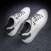 Mens shoes winter 2021 new trendy shoes small white shoes Korean version of Wild casual board shoes White shoes lazy people driving shoes