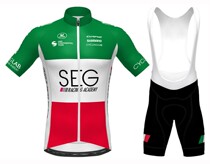 Summer 2022 cycling dress short sleeve SEG Italian bike team jersey strap shorts for men and women