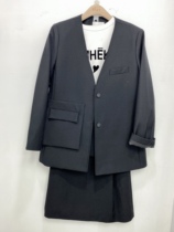 100% wool suit Korean suit Skirt suit Physical store clearance real shot