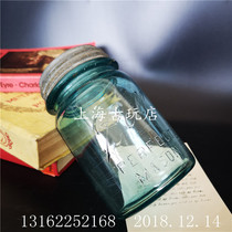 Jinlingtang old objects simple thick handmade glass Western glass bubble bottle seasoning bottle old vase flower arrangement