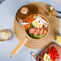 Japanese-style household Xueping pot Aluminum thickened food supplement small milk pot Non-stick pot Soup pot with lid handle Induction cooker