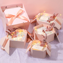 Gift box surprise gift box empty box birthday gift packaging boys  lipstick send boyfriend large box ceremonial sense