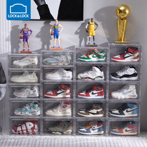 Le buckle flagship store shoe box thickened Net red shoe wall aj sneakers transparent storage drawer shoe cabinet finishing box