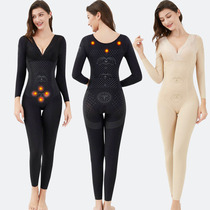 Long-sleeved trousers body body body body waistband waist post-natal body lifting hip shape belly opening gear underwear