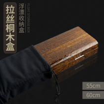 Solid wood floating box paulownia multifunctional floating box wooden fishing fish floating box large capacity Special box storage box