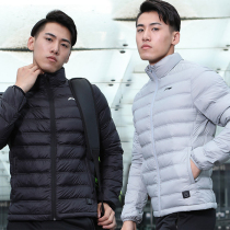 Autumn and Winter 2019 ultra light down jacket heated AYMP127 102 men and women short white duck down light coat