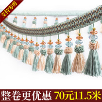 (Support zero cut) curtain lace accessories decorative lace Crystal abacus beads strawberry two-color hanging ear lace