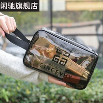  Travel toothbrush Toothpaste Towel portable storage bag Travel business trip portable toiletries bag Cosmetics storage bag