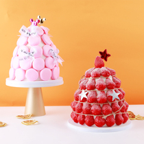 Cake model 2021 new simulation Net red high simulation fruit samples Christmas dessert table custom window